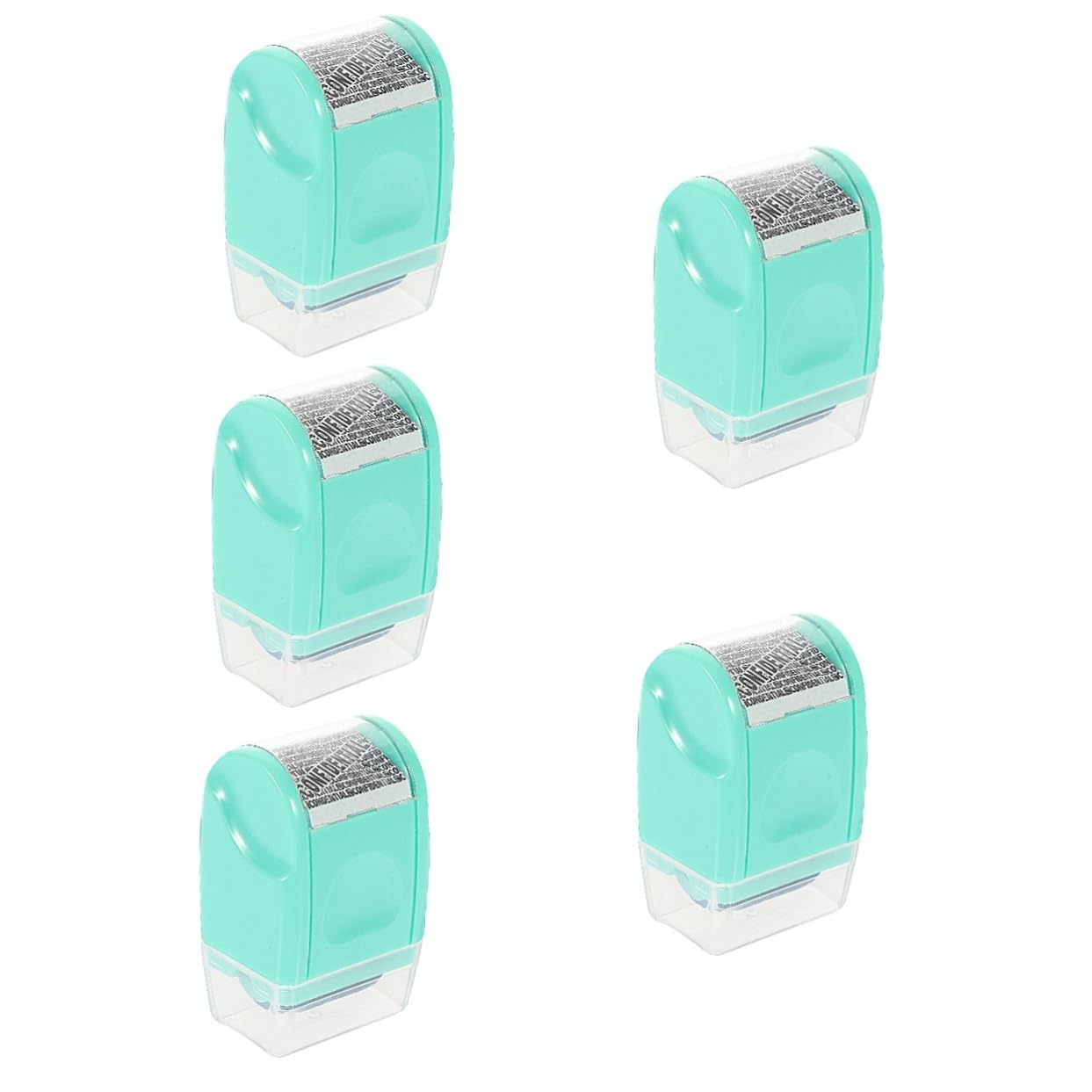 TEHAUX 5pièces Tampon à Multifonction Pour Confidentialité Outil Pratique De Des Données Personnelles Pour Cacher Vos Informations Sensibles Et Protéger Votre Vie Privée