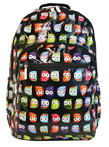 GFM   Lustroso mochila: Niñas mujeres  1118   .S3 mtlo klhr Búho grande