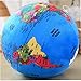 TOSSPER Giocattoli di Peluche Globo Peluche Peluche Peluche Soft Soft English Globo Terrestre Globo Giocattoli per Bambini Formazione E Giocattolo di Apprendimento