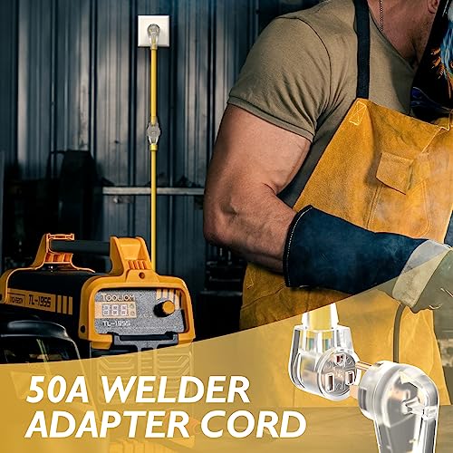 TOOLIOM Adaptador de soldador 14-50P a 6-50R