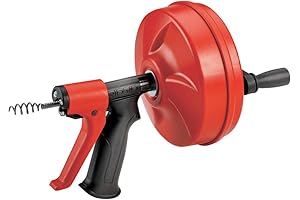 RIDGID 57043 Power Spin+ 1/4" x 25' Hybrid Drain Cleaning Machine with AUTOFEED