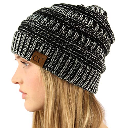 Image of Hatsandscarf CC Exclusives Solid Color Beanie Tail Hat for Adult (MB-20A)