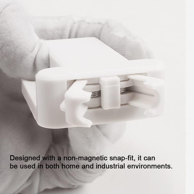 Miniatura 4 de Pestillo de empuje para gabinete, paquete de 2 cerraduras de cierre para abrir, dispositivo de bloqueo automático de rebote para cajones y puertas