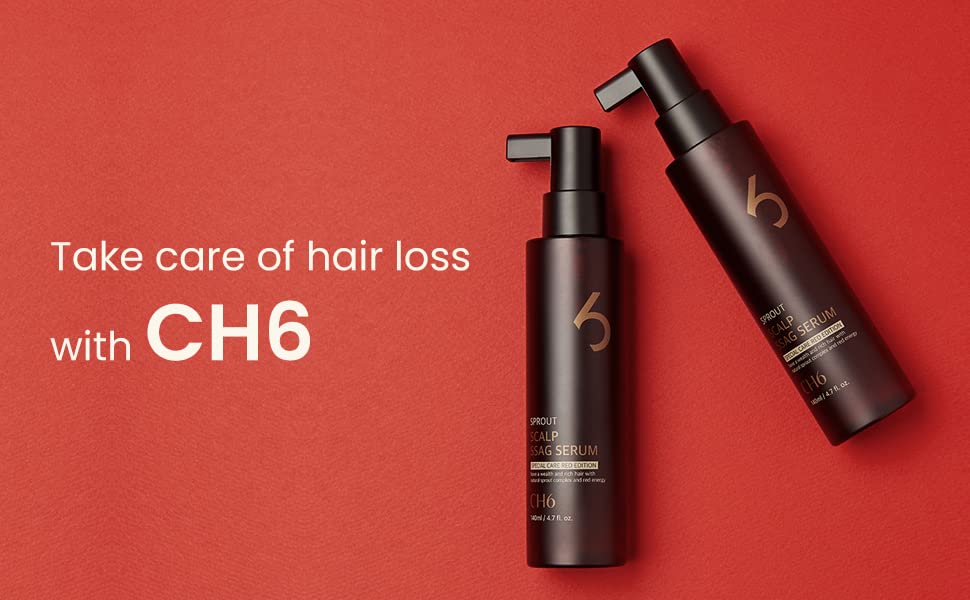 Let's take care of scalp hair loss with the CH6 Sprout Serum! Let's take care of scalp hair loss with the CH6 Sprout Serum!