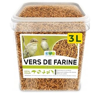 EWL Naturprodukte vers de farine séchés, friandise 460 g (3 L)