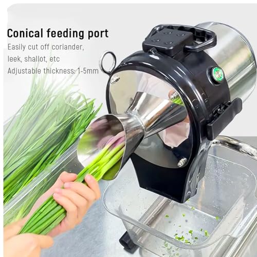 Cortadora eléctrica comercial para verduras 110W miniatura 2