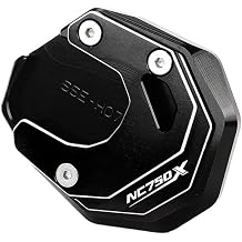 For Honda NC750X 2014-2024 2025 Motorcycle CNC Accessories Foot Side Stand Kickstand Enlarger Pad Support Plate2021-2025 Black