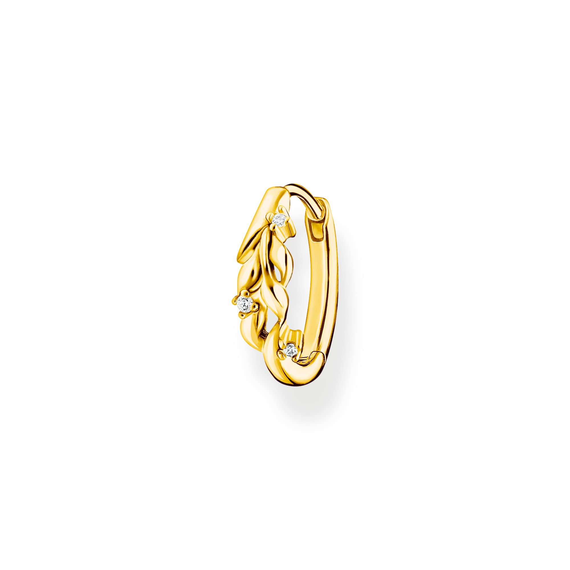 Thomas Sabo Pojedyncze liście kreolskie z kamieniami Srebro próby 925 CR681
