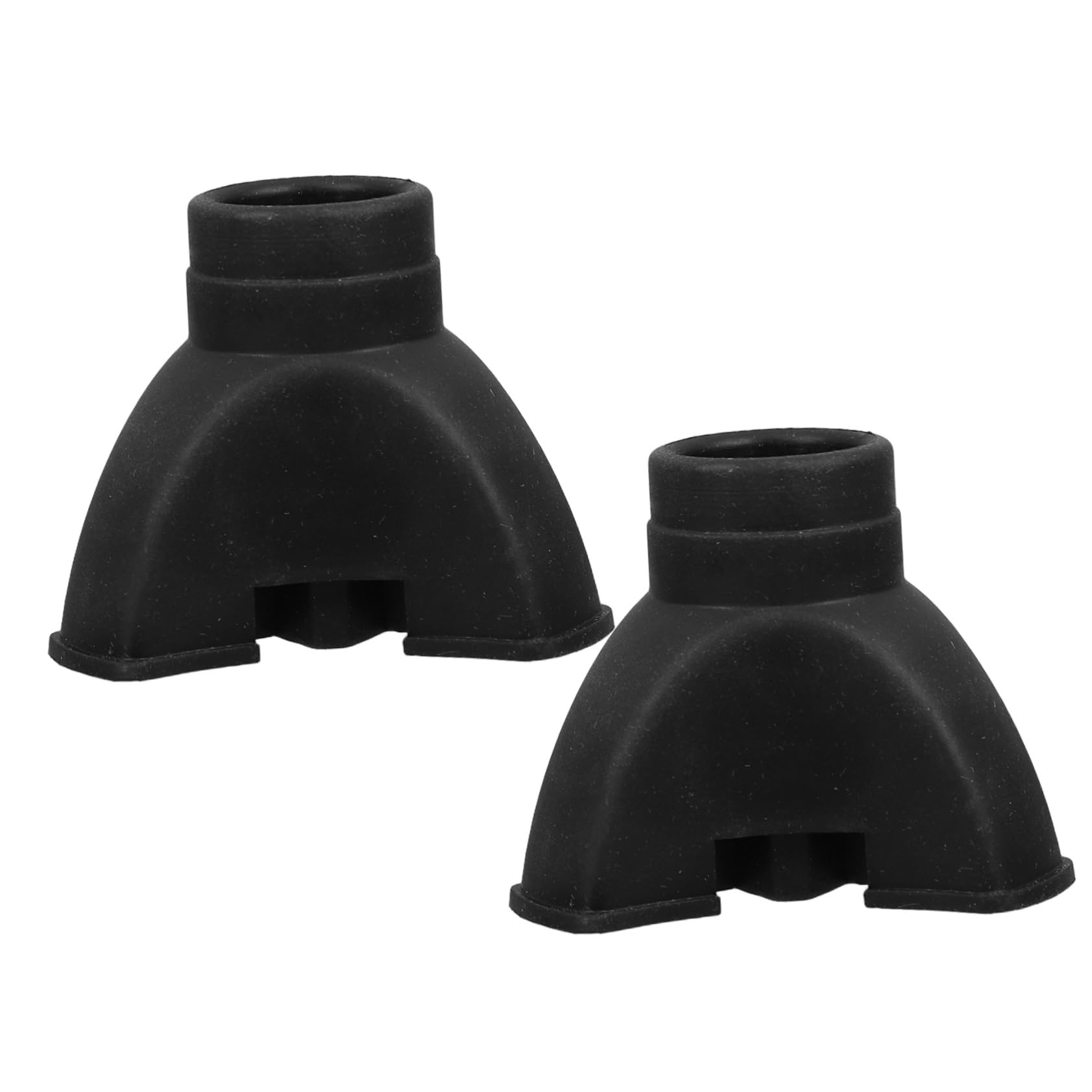 NOLITOY 2Pcs Rubber Cane Tips with Self Standing Slip Replacement Feet for Walking Sticks Hiking Poles and Crutches Durable Support for Stability and Safety