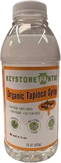 Keystone Pantry Organic Tapioca Syrup 23oz - Vegan Gluten-Free Corn Syrup Substitute for Baking, Desserts & Beverages