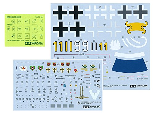 Tamiya 61117 1/48 Messerschmitt BF 109 G-6 Plastic Model Airplane Kit - Image 10