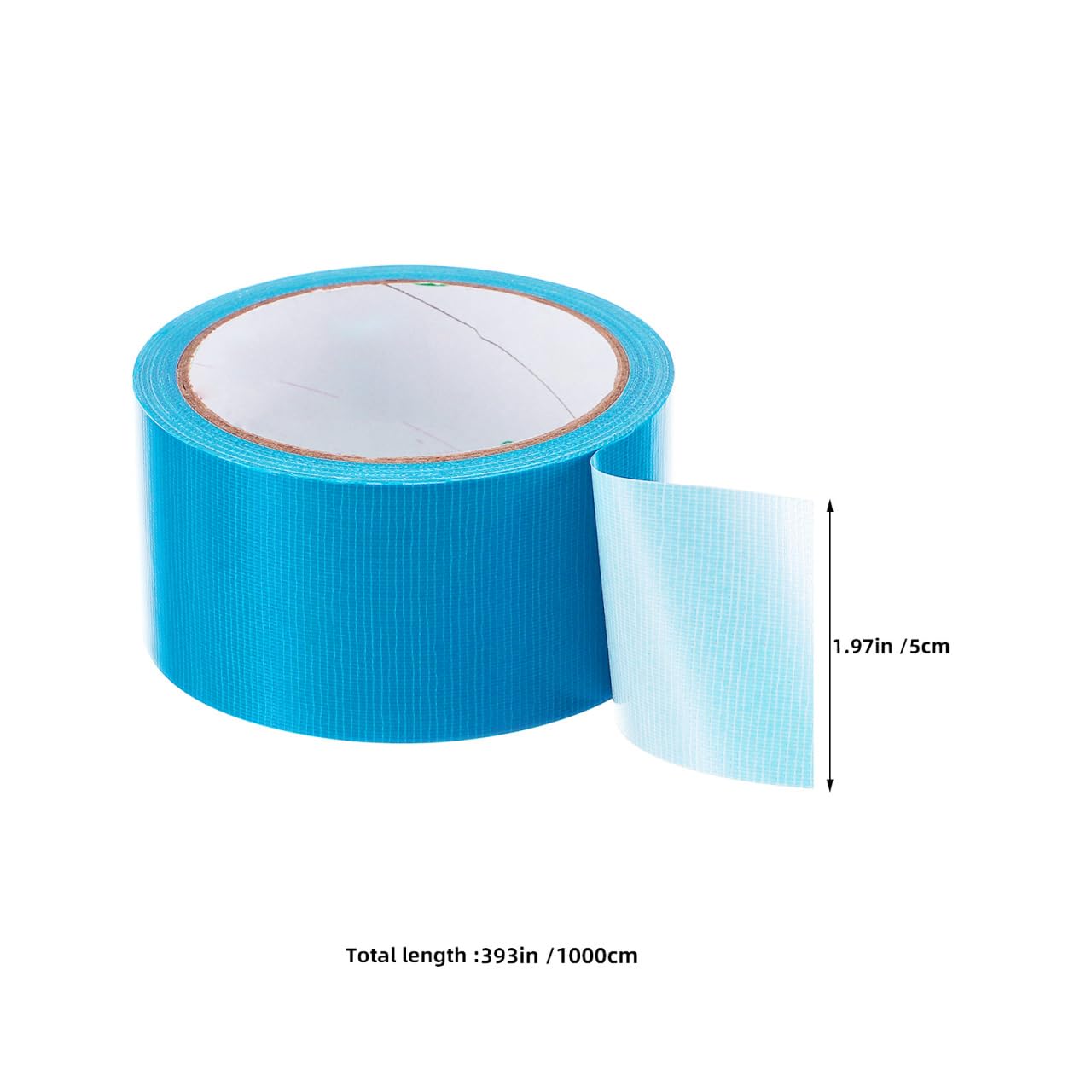 Healifty Black Duct Tape Waterproof 2 Rolls 11 Yards Each Heavy Duty Single Sided Fabric Adhesive Tape Tear by Hand for Carpet Patch Repair Outdoor Weatherproof Binding