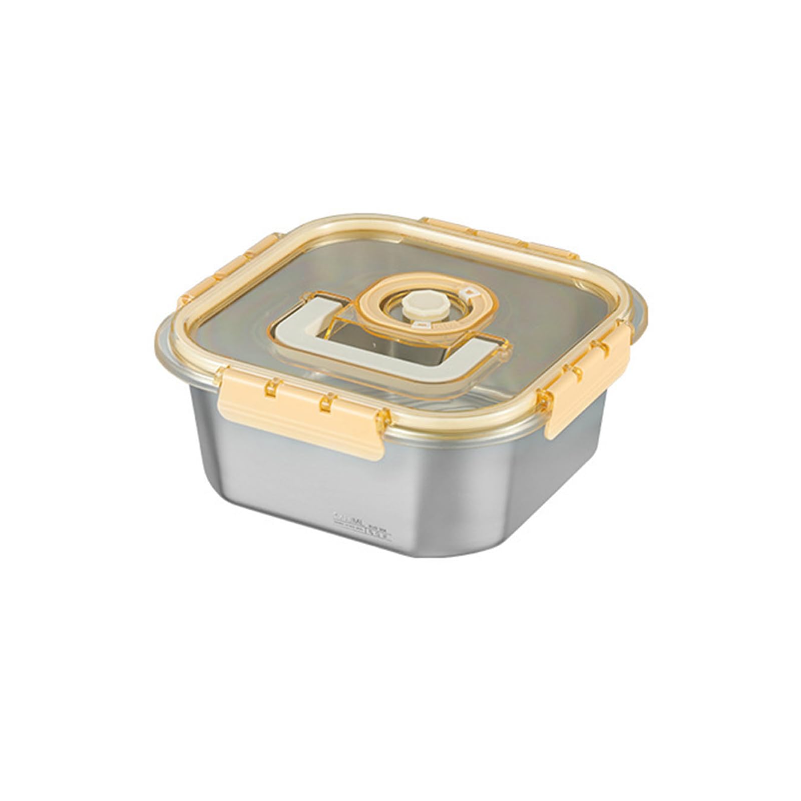 MICFENY Large Food Storage Container Convenient Stainless Steel Food Storage Box Freshness Case for Everyday Use