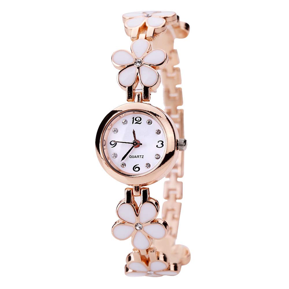 Sooms Fancy Bracelet Analogue Watch for Women (White) (B08V4LFCZF) Amazon Price History, Amazon Price Tracker