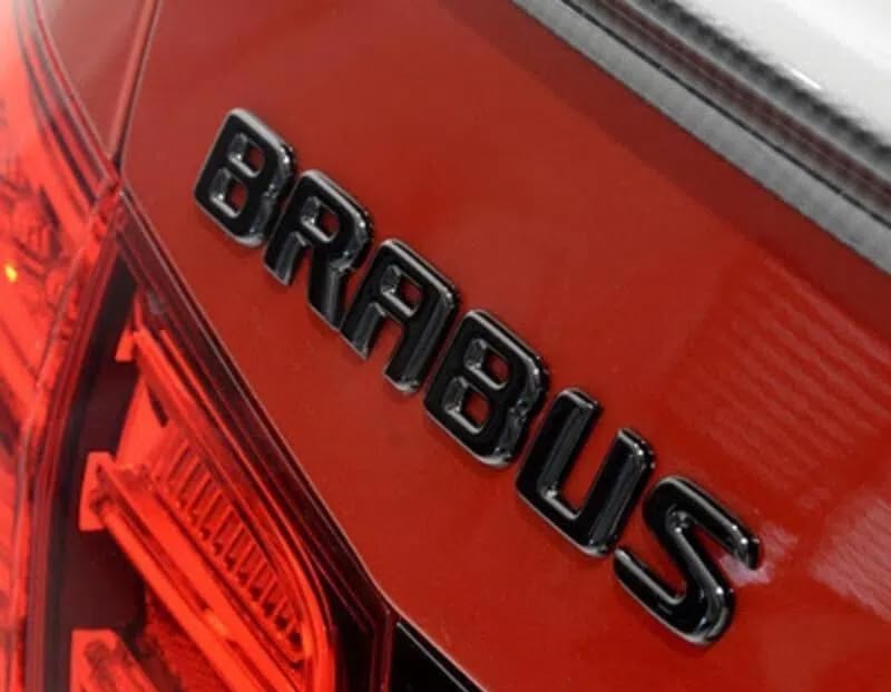 Emblema Auto Per Smart Brabus 58mm - Adesivo Logo Volante Per Decorazione Carrozzeria