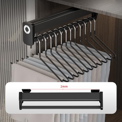 Tringle coulissante pour pantalons et cravates dressing 550mm - 6