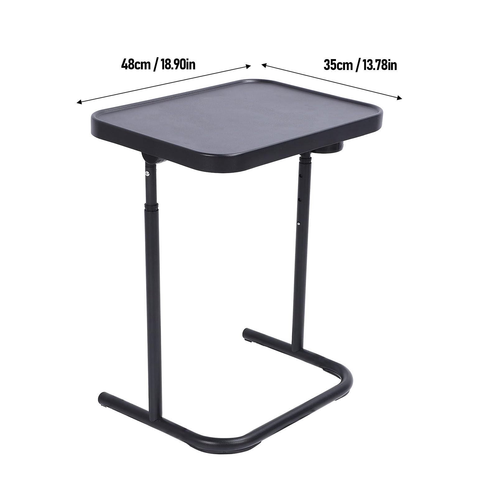 Tavolino Servitore, Comodino, Lavagnetta Magnetica da Scrivania con Regolazione dell'altezza a 3 Livelli e Design Staccabile, Ideale per Soggiorno, Camera da Letto, Dormitorio e