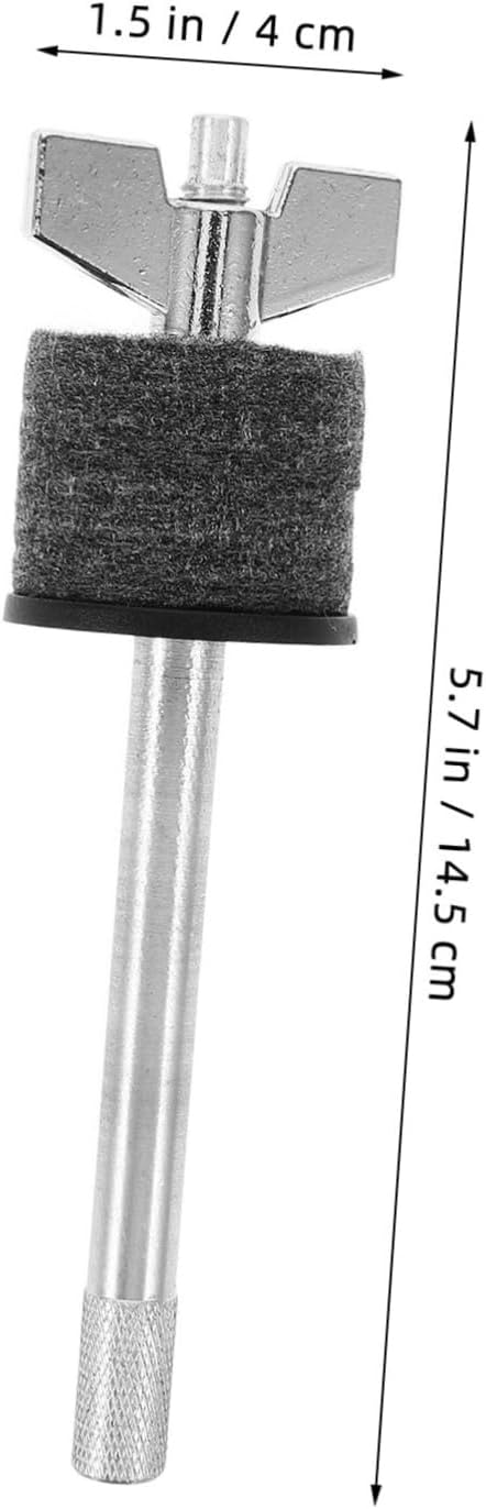 ibasenice Cymbal Stacker Extension Arm with Felt Cushioning for Drum Accessories Double-layer Mount for Percussion Instruments Easy Installation and Versatile Compatibility