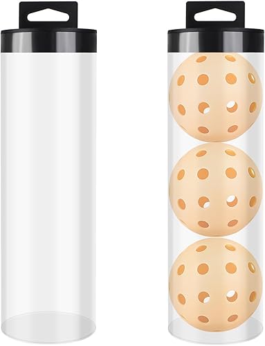 Miniatura 3 de Lata de pelota de tenis, tubo de tenis con tapa, contenedor portátil para pelotas de almacenamiento para accesorios de entrenamiento de golf