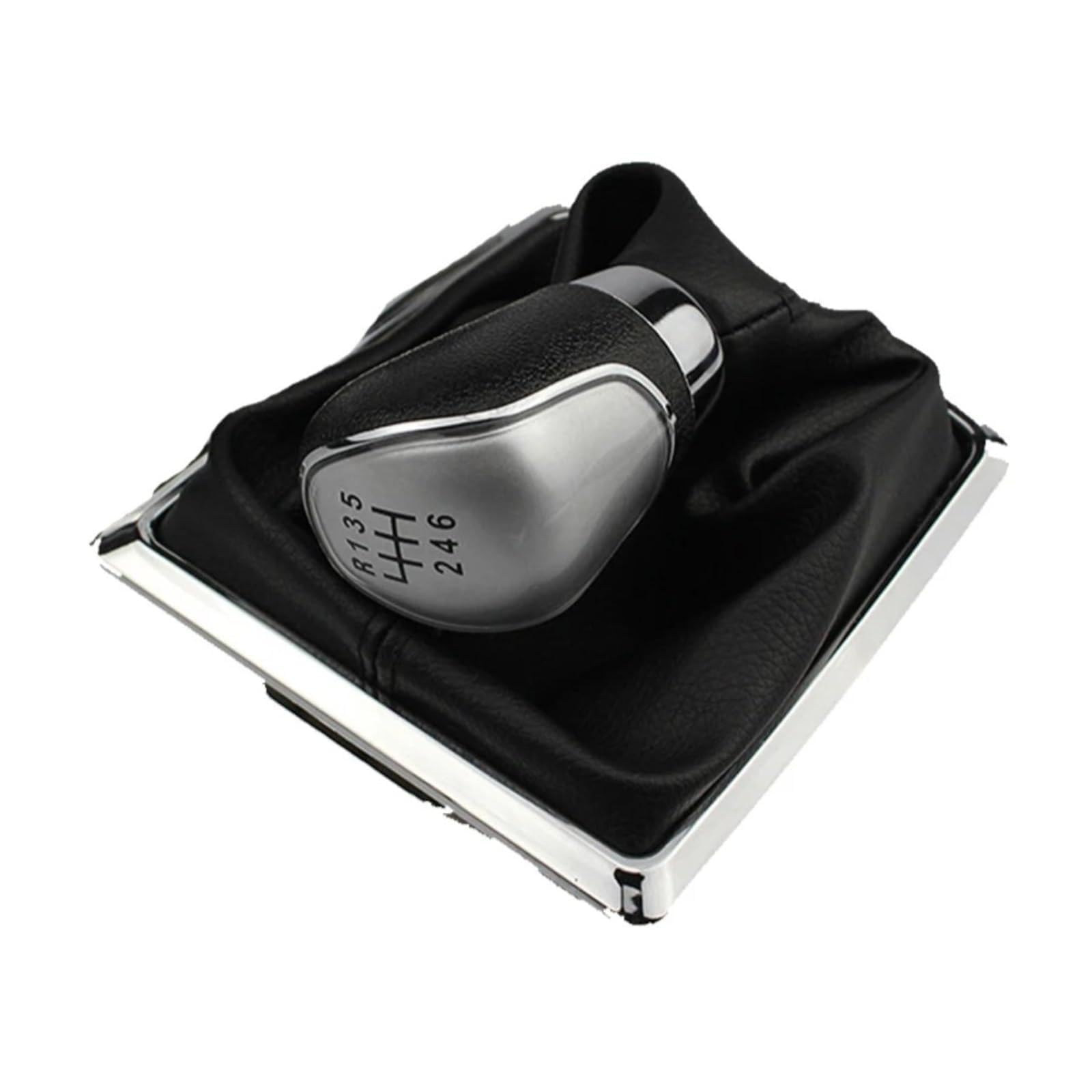 Glblpexelr D Gear Knob For Focus Mk2 2005-2012 Pu Leather Upgrade