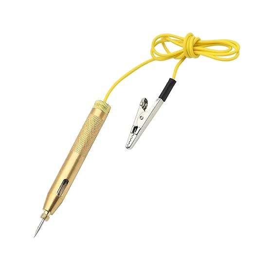 Car Circuit Tester, 6V12V Voltage Test Light Automotive Test Light Long Probe Test Pen with