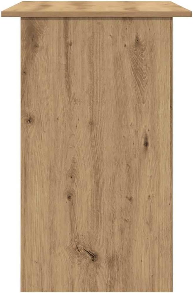 vidaXL Desk Artisan Oak Engineered Wood 35.4 in x 19.7 in x 29.1 in Desk
