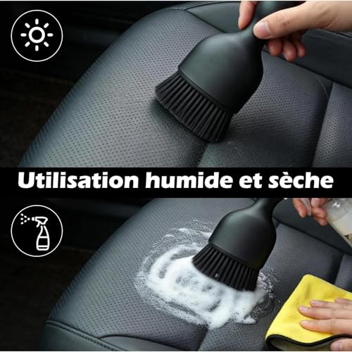 Kit de limpieza de coche Lobaake y cepillo de limpieza de coche para sofás y ordenadores 7