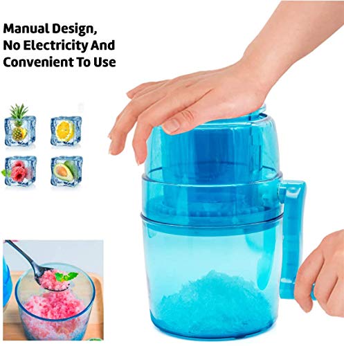 Portable Hand Crank Ice，Ice Chopper Mini Portable Ice Machine Domestic Ice Crusher For Children #TOP1