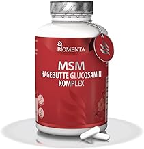 Biomenta MSM + Rose hip - 180 Capsules - 3 Month cure