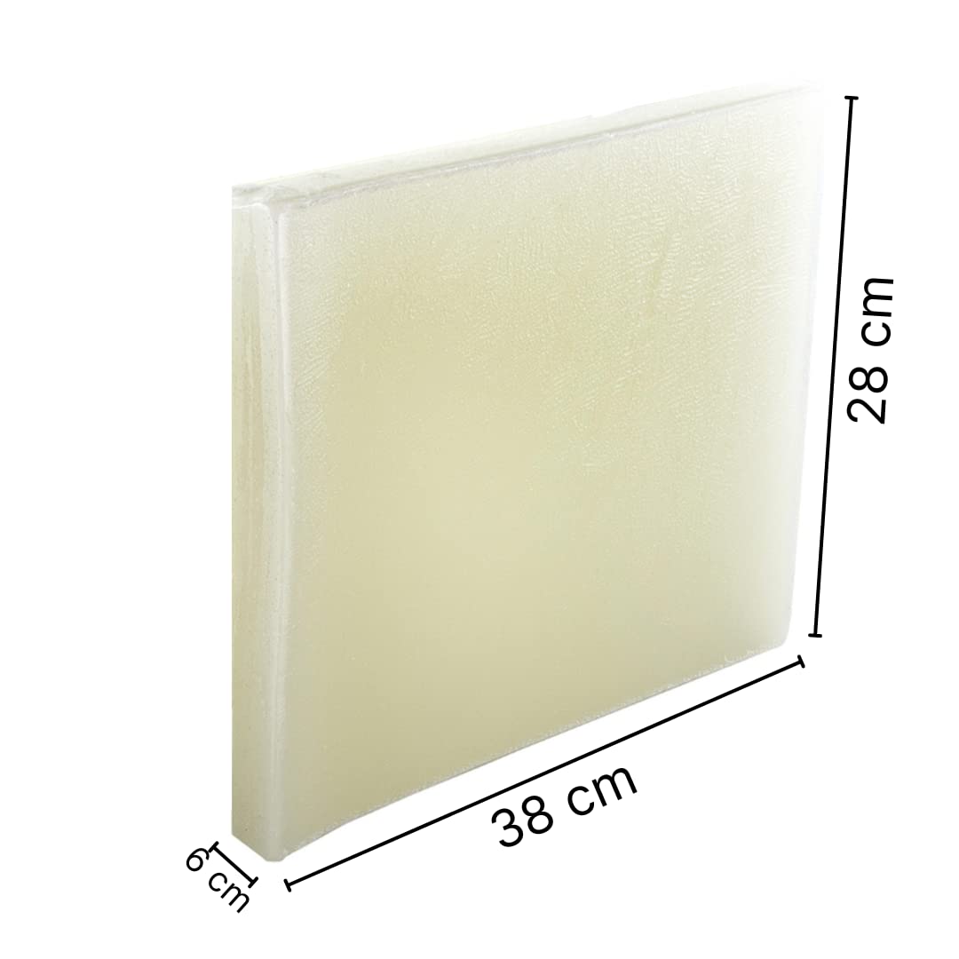 ATC Handels GmbH Paraffinwachs PRO Tafel Schmelzpunkt bei 46-49 °C - ideal für Wärmebehandlung von Händen und Füßen in Wachsbädern (5 kg)