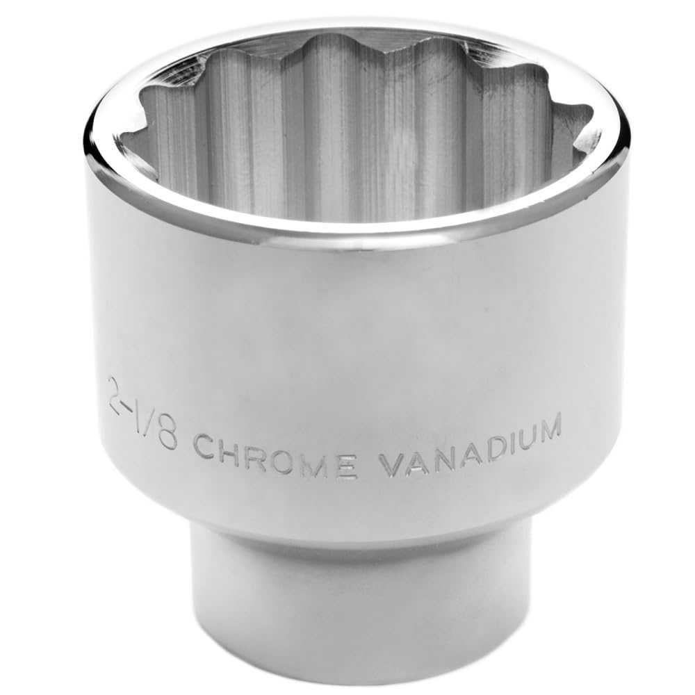 Performance Tool W34568 3/4-Inch Drive 12-Point SAE Standard Socket, 2-1/8-Inch, Silver - Image 2