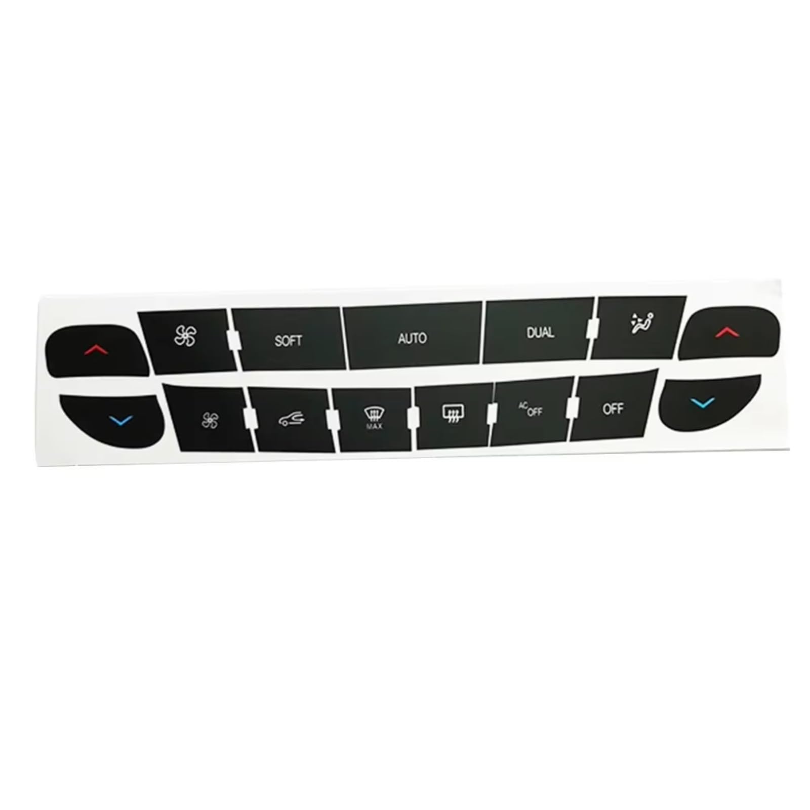 Modification Interior Compatible with Megane for Master for Scenic III Car AC Air Condition Button Repair Decals Sticker Interior Accessories