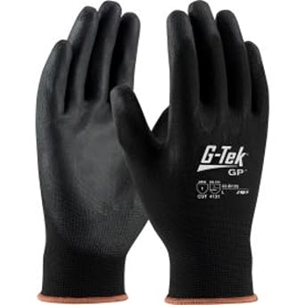 PIP Protective Industrial Products 33-B125-L PIP 33-B125-L Black Nylon Gloves, L, Black Pack of 12
