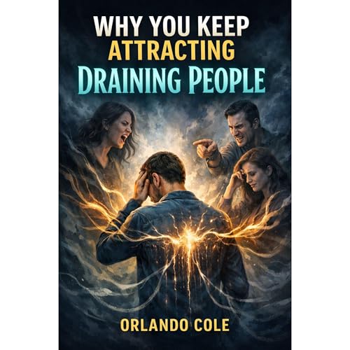 Why You Keep Attracting Draining People Audiolibro Por Orlando Cole arte de portada