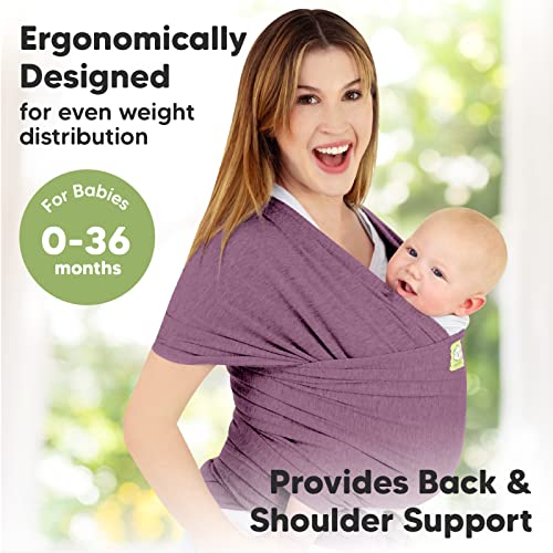 Keababies Baby Wrap Carrier And Diaper Bag Backpack - All In 1 Original Breathable Baby Sling, Lightweight,Hands Free Baby Carrier Sling - Waterproof Multi Function Baby Travel Bag - Baby Carrier Wrap #TOP1