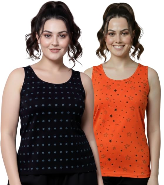 Ayvina Women Printed Tank Top for Girls & Women | Sleeveless Casual Summer Top |Printed Tank Tee | Loose Fit Camisole Top ... - Review, Price and Buying Guide