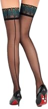 Stockings For Women Socks Sexy Stockings Peacock Patterm Tights Ultra Elastic Silk Underwear Lace One Size Green