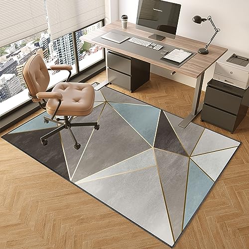 Alfombrilla de asiento de 90 x 140 cm, duradera para alfombras y suelos de madera, robusta alfombrilla de oficina para el hogar y la oficina, silla de oficina antideslizante para silla de oficina de