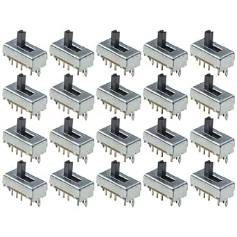 Produktbild von SS23D07 Mini-Schiebeschalter 2-Wege 3 Positionen – PCB-Montage, 0,3A, Verschiedene Wellenlängen