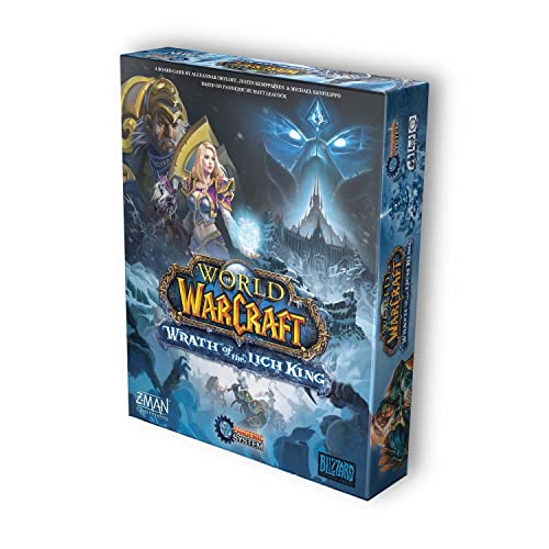 Image of World of Warcraft: Wrath of the Lich King - A Pandemic System Board Game, Cooperative Strategy Game for Family Game Night, Ages14+, 1-5 Players, 45-60 Minute Playtime, Made by Z-Man Games