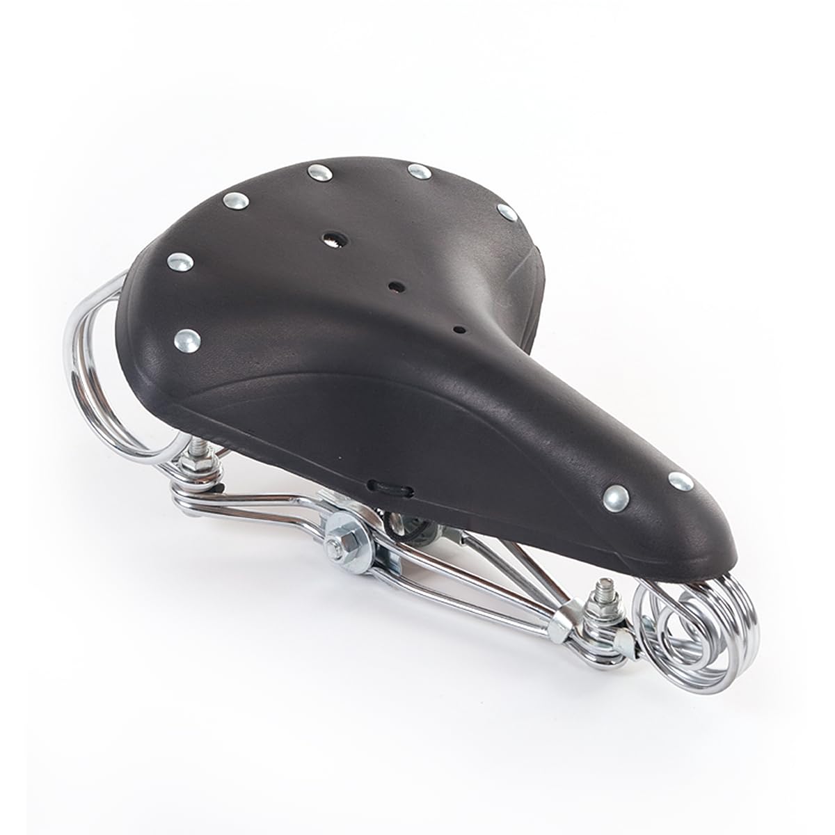 UNISTRENGH Vintage Fixie Road Bike Bicycle Leather Seat Saddle GS17 (Black)