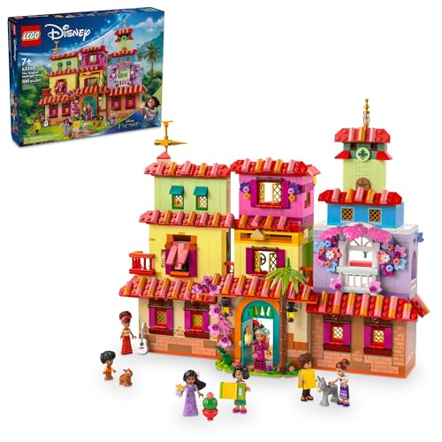 LEGO Disney Encanto The Magical Madrigal House Toy, Building Playset for Kids, Mirabel Princess Doll Figure, Disney Toy for Girls and Boys Ages 7 and Up, Fun Construction Encanto Set, 43245