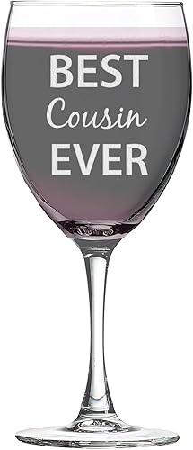 Miniatura 222 de Best Meme Ever - Vaso de vino con tallo de 10.5 onzas grabadas con láser, transparentes, sin plomo, grabadas a mano, para regalo, cristalería