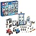 LEGO City Stazione di Polizia, Include 2 Furgoni, Drone, Moto Giocattolo e Mattoncini Sonori e Luminosi, Idea Regalo per Bambini di 6+ Anni, 60246
