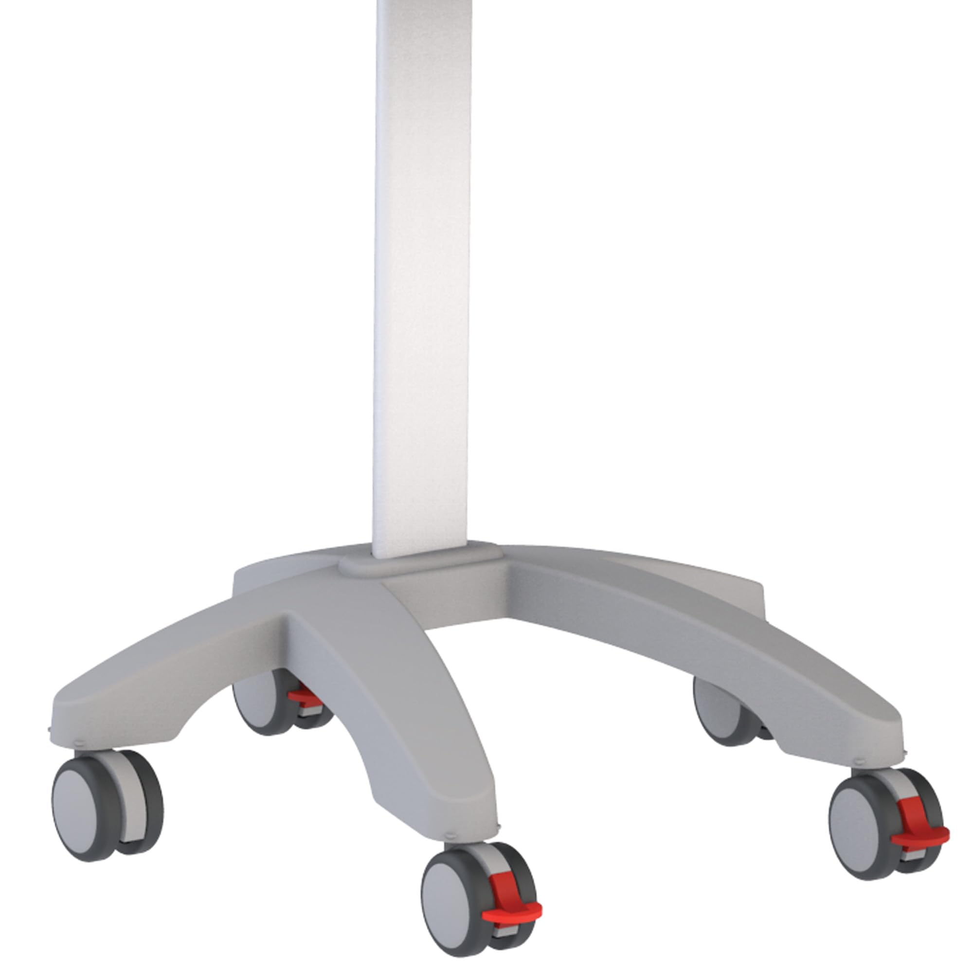 GIMA 45760 Carrello per Monitor Paziente, Richiede Piastra Adattatrice
