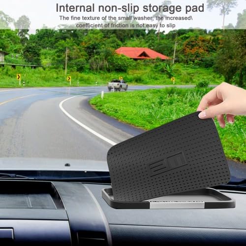 Anti Rutsch Matten Auto – 4 Stück, 14x8 Cm – Hält Handy, Schlüssel & Sonnenbrille Sicher Auf Dem Armaturenbrett