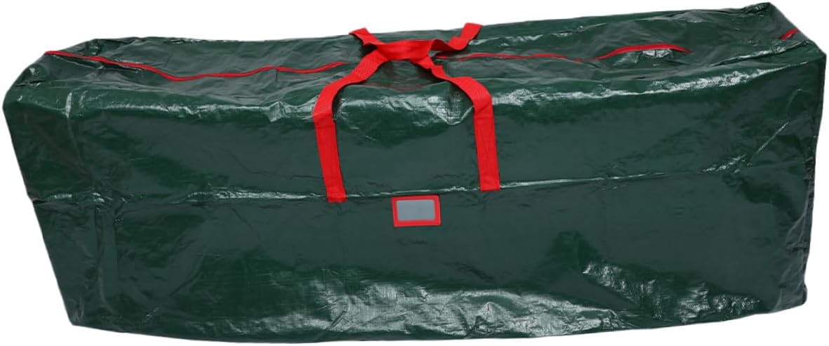 VICASKY Waterproof Christmas Tree Storage Bag Large Organizer Pouch with Handles 165x38x76cm Green Dustproof Xmas Tree Storage for Home Holiday Use