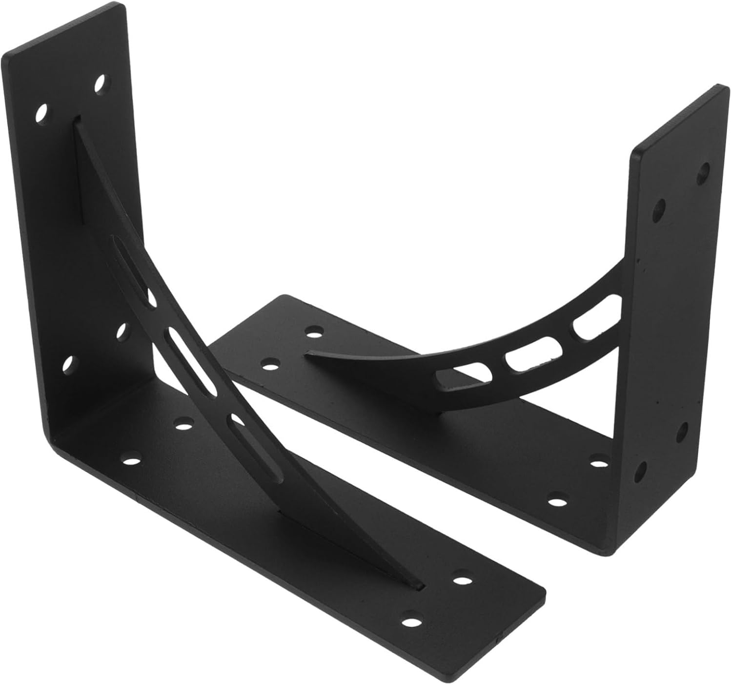 2pcs Decorative Metal Shelf Brackets Floating Shelf Brackets for Wall Mount Floating