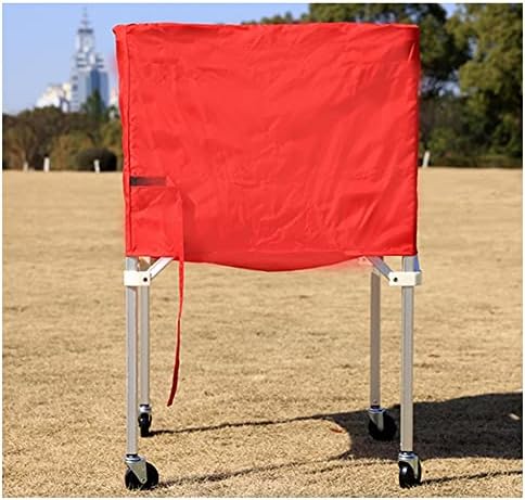 Foldable Sports Balls Cart - Rolling Storage Rack for Basketballs, Footballs, Softballs, & Water Bottles - Blue, 65x55x102cm - Perfect Organizer for Sports Equipment