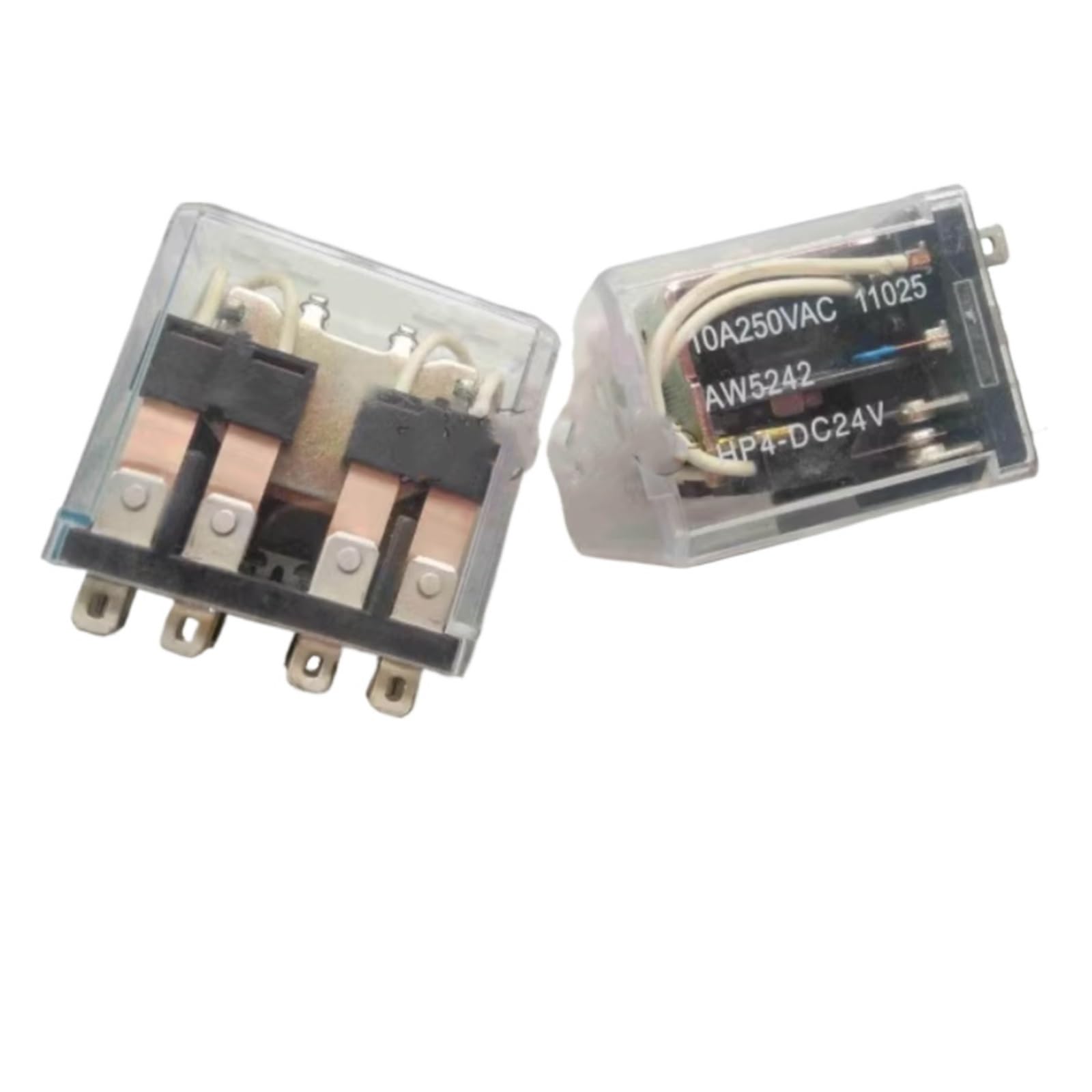 Relé HP4 DC 24V AW5242 con conmutación simultánea de 14 pines y 10A
